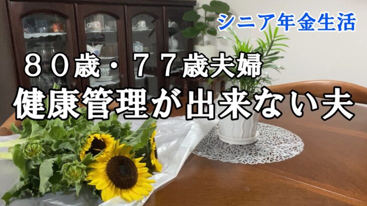 【yuuの家事ライフ】シニア年金生活、８０歳７７歳夫婦、健康管理が出来ない夫