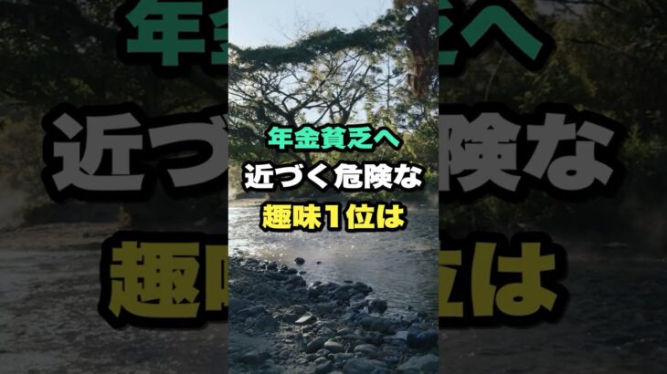 年金貧乏へ近づく危険な趣味1位は #年金生活 #老後のお金 #雑学 #シニア #シニアライフ