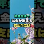 年金生活でお金が消える支出1位は  #雑学 #シニア #50代 #60代 #70代