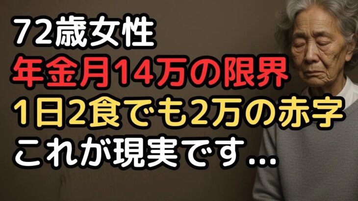 年金月14万円の72歳女性「節約の限界」…電気は最低限・食事は1日2食・服は買わない、それでも月2万円足りない絶望