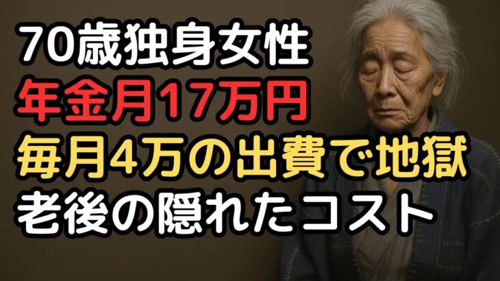 年金月17万円で安心の一人暮らし」のはずが…70歳独身女性の一人老後の隠れたコスト