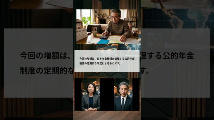 【速報】年金が増額！2026年度、いくら増える？シニア必見！