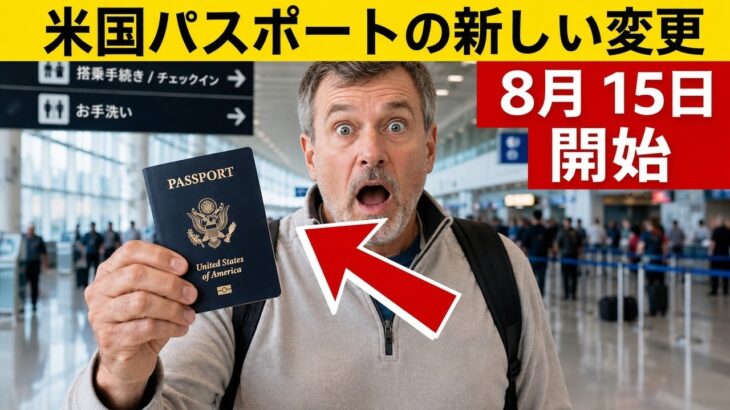 2026年からの高齢者向け新パスポート規則（搭乗拒否に注意）！