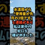水道代が3倍、亡き父の庭の蛇口から隣の温室へ伸びていた黒い管#シニア #年金生活 #老後