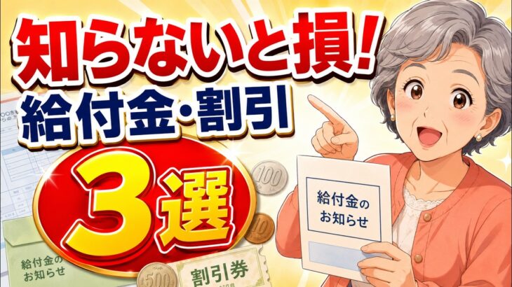 【知らないと損】年金だけじゃない！シニア女性が見落とす給付金・割引制度3選