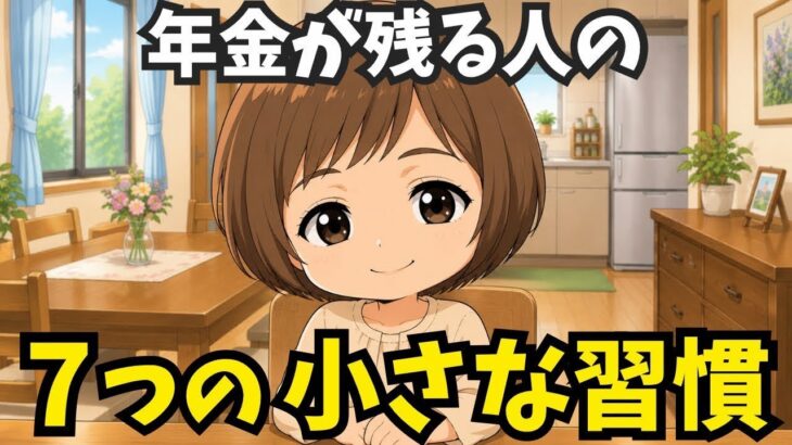 【年金生活】贅沢していないのにお金が残らない。本当の理由は年金が入った直後にある。最初の3日に気をつける習慣7選【シニア】