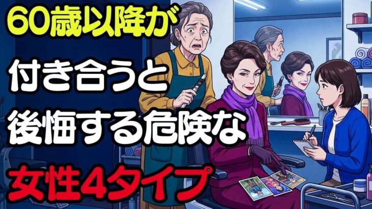 悪い奴は孤独な高齢者だけを狙わない…美容師が気づいた危険な女性の4つのタイプ ｜ 老後の人生 ｜ 老後の孤独 ｜ お金を守る ｜ 幸せな老後 ｜ 後悔しない生き方 ｜ シニアライフ