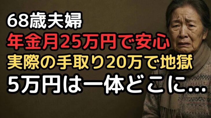 厚生年金40年×国民年金満額で「月25万円は確実」と信じた68歳夫婦…実際の手取り20万円、住民税・健康保険料の二重天引きに愕然