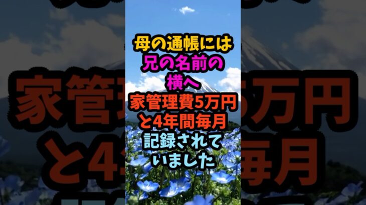 4年間実家を直した夫は無償、母の通帳には兄へ240万円#シニア #年金生活 #老後