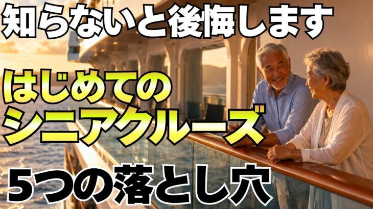 【50代・60代必見】後悔しないクルーズ旅行の選び方5選