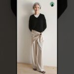 (감성짱 엄마룩)날씬하면서도 우아하게 보이고 싶다면?50,60,70세련 착장법#중년패션#시니어패션#мода #fashion#おしゃれママ #옷잘입는법#style #ootd