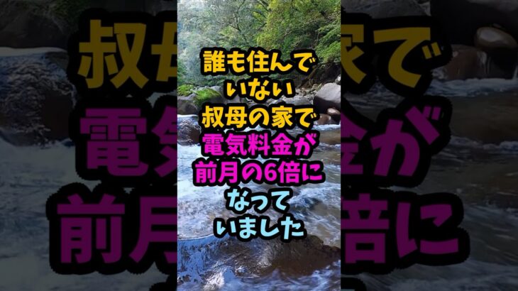 施設に入った叔母の空き家で電気代が6倍、門に付いた鍵箱の正体#シニア #年金生活 #老後