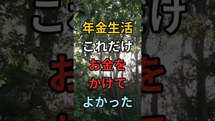 年金生活でも、これだけはお金をかけてよかった #シニア #60代 #70代 #80s #健康 #お金