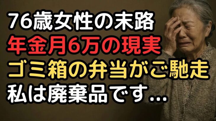 「賞味期限切れスーパーの廃棄品をもらう生活」年金月6万円、76歳女性が失った尊厳と健康
