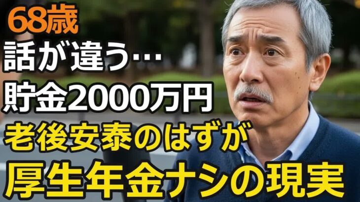 68歳男性、年金月7万円、貯金2000万円で安泰のはずが…厚生年金と国民年金の格差がもたらす現実と老後2000万円問題の誤解【シニア老後】