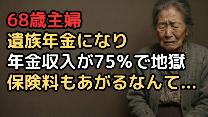 夫が亡くなり「年金が75%になる」と聞いていた68歳妻…まさか健康保険料も上がるとは   手取り11万円で「もう食べていけない」