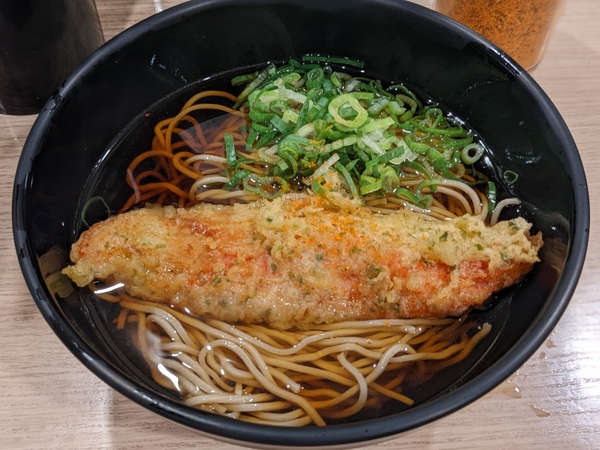 it may be the fastest standing soba shop in  Japan!