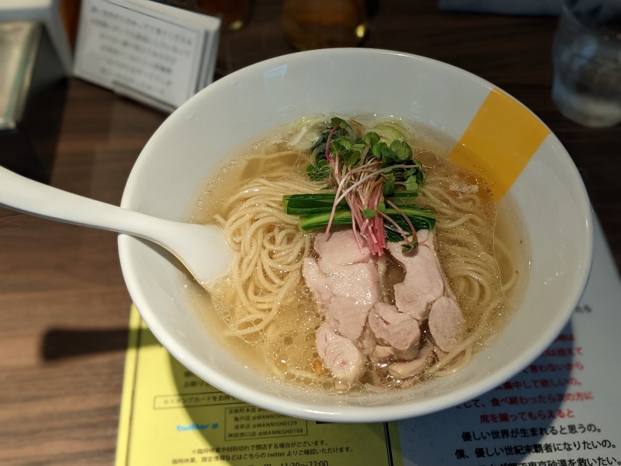 salt and ginger ramen “MANNISH”